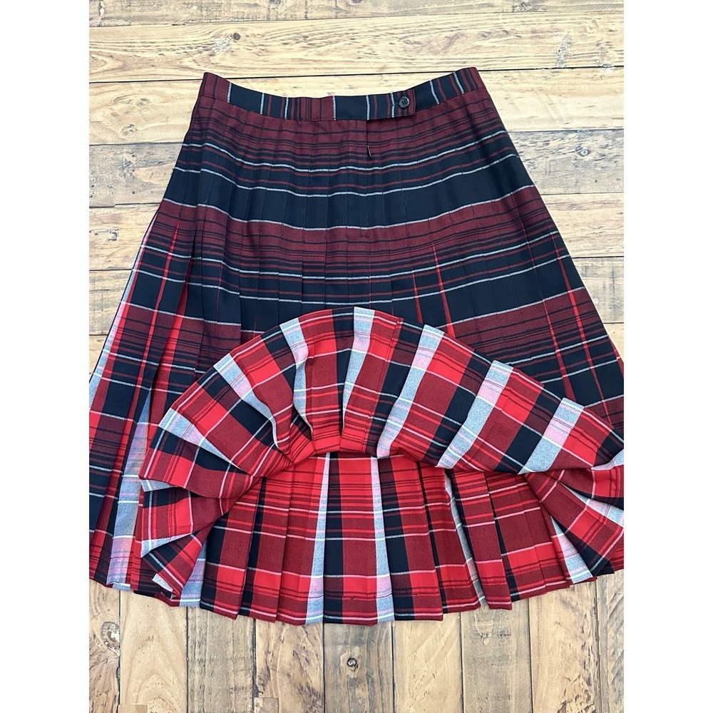 Pendleton Limited Edition Heritage REVERSIBLE Plaid Pleated Skirt - Sz: 10